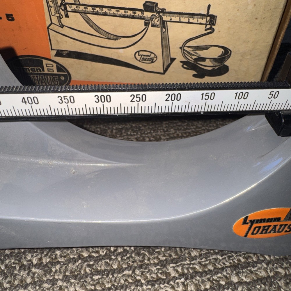 LYMAN Model D-5 Precision Loading Scale ~ Made by Ohaus in the U.S.A.1
