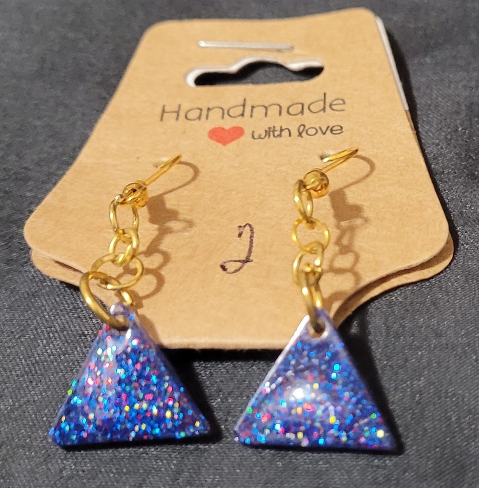 Handmade Epoxy Pierced Earrings