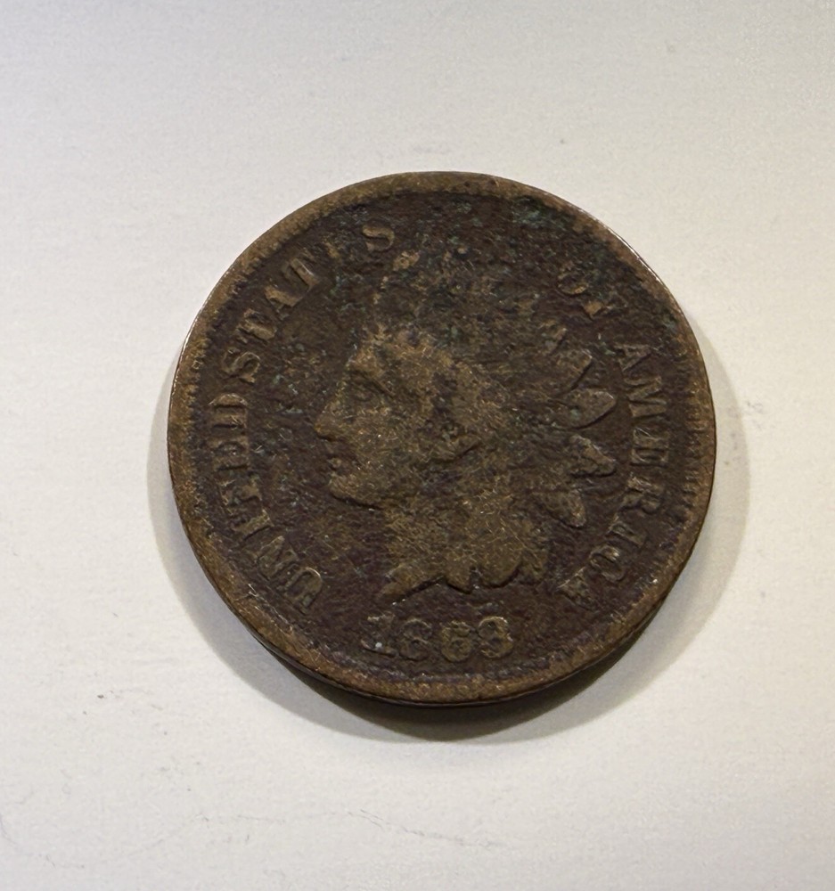 1868 Indian Head Cent