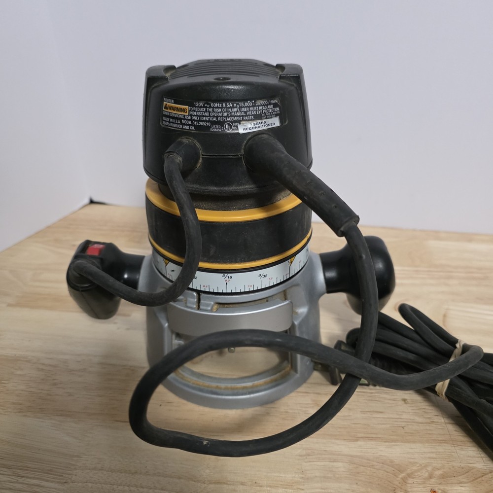 Craftsman 2HP Variable Speed Router Woodworking Tool Tested Working