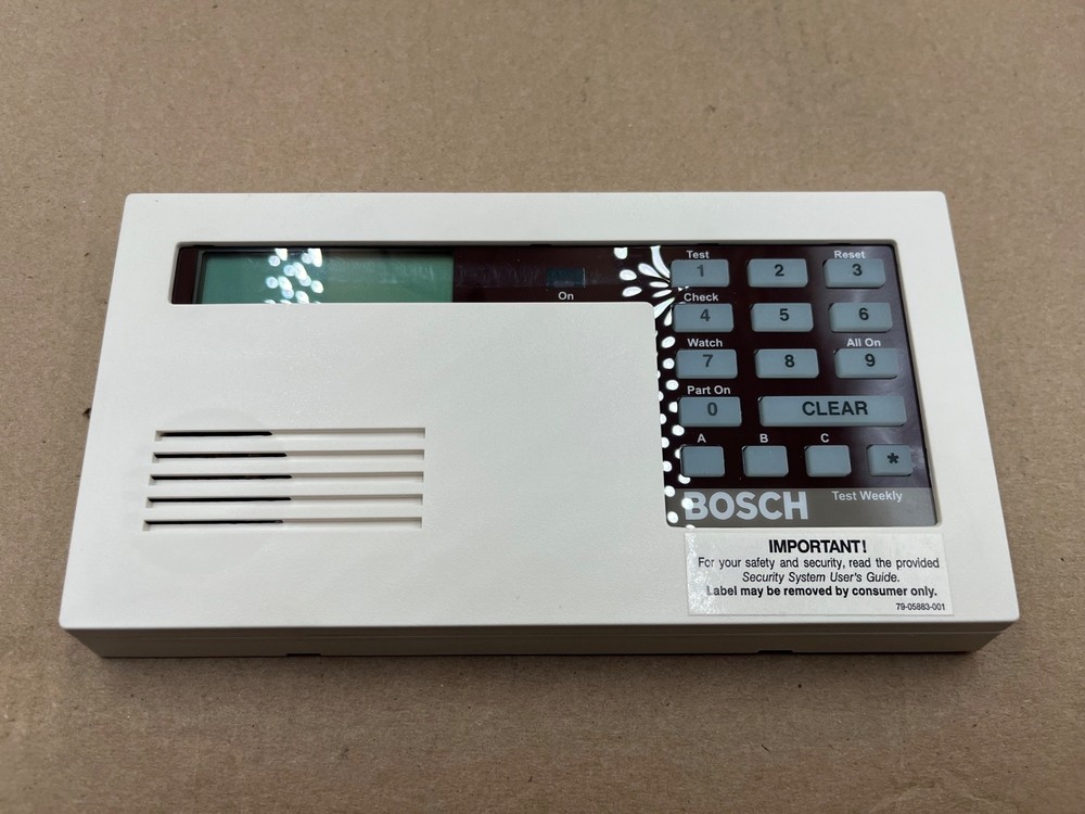 Radionics Bosch D222A LCD Alarm Keypad Alpha Command Center