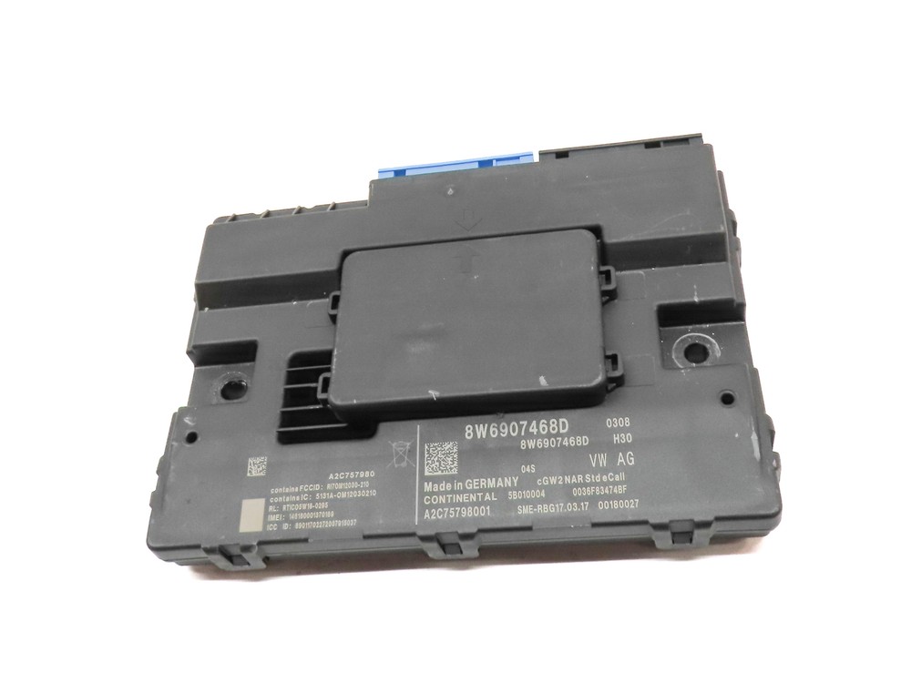 2017 AUDI A4 (B9 8W) CENTRAL GATEWAY BODY CONTROL MODULE