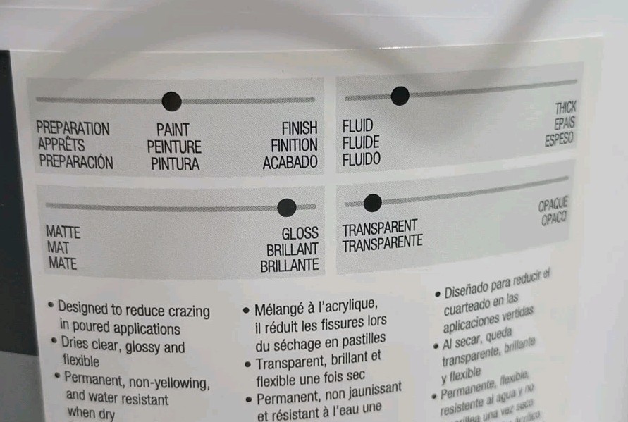 Liquitex Professional Acrylic Gloss Pouring Medium 1-Gallon 127.81 fl.oz.