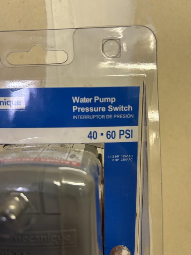 Telemecanique Water Pump Pressure Switch