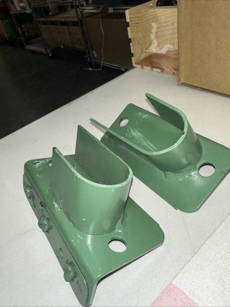 2pc Left & Right Green Axle Bracket For High Capacity #59