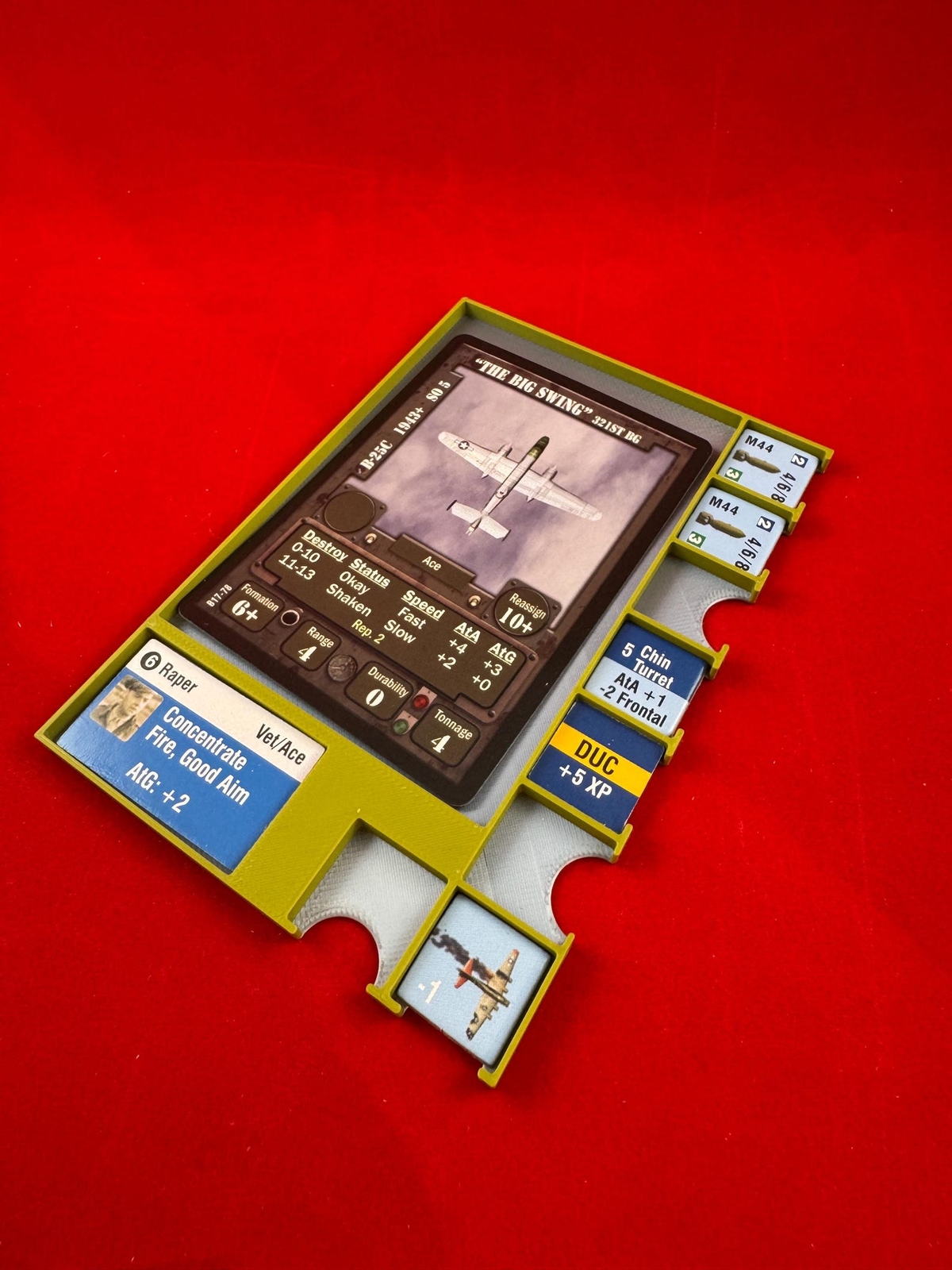 B17 Leader Compatible Game Organizer and Aircraft Trays