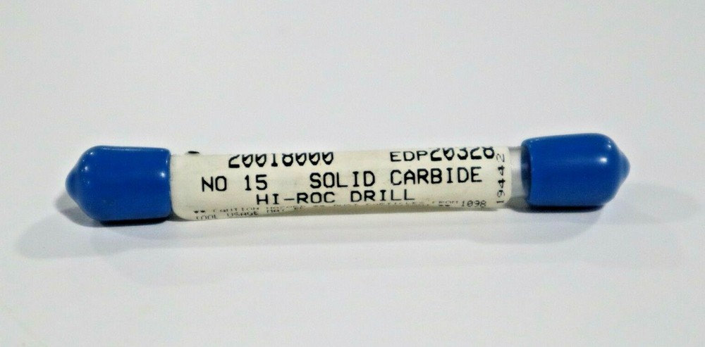 #15 CARBIDE DRILL, 2 FLUTE B370