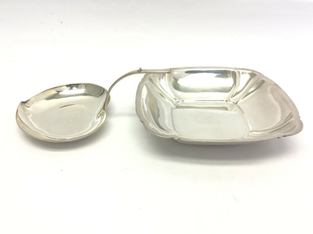 Vintage Three Crown Silversmiths Reed & Barton 1023 Shannon Water Lily Tray Dish