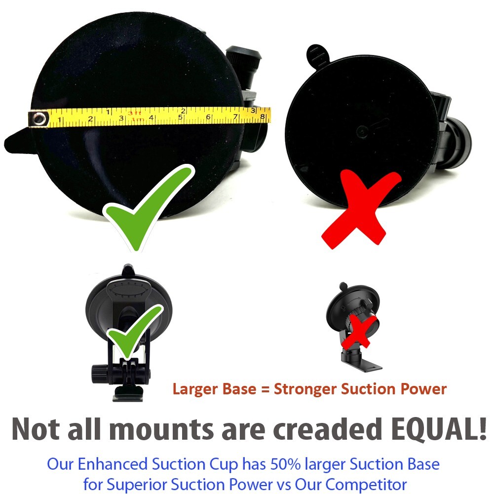 Super Suction Mount for Escort Max 3 4 360c ix MKII Redline EX Radar Detector