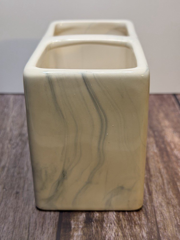 Rae Dunn Marble “Stuff” Organization Great For Your Brushes & Combs