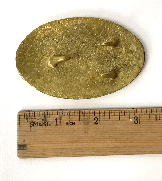 Confederate North Carolina "NC" Belt Buckle