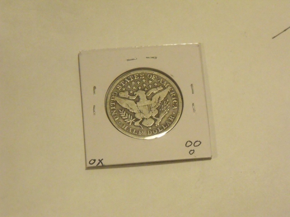 1900-O Silver Barber Half Dollar in Very Good condition