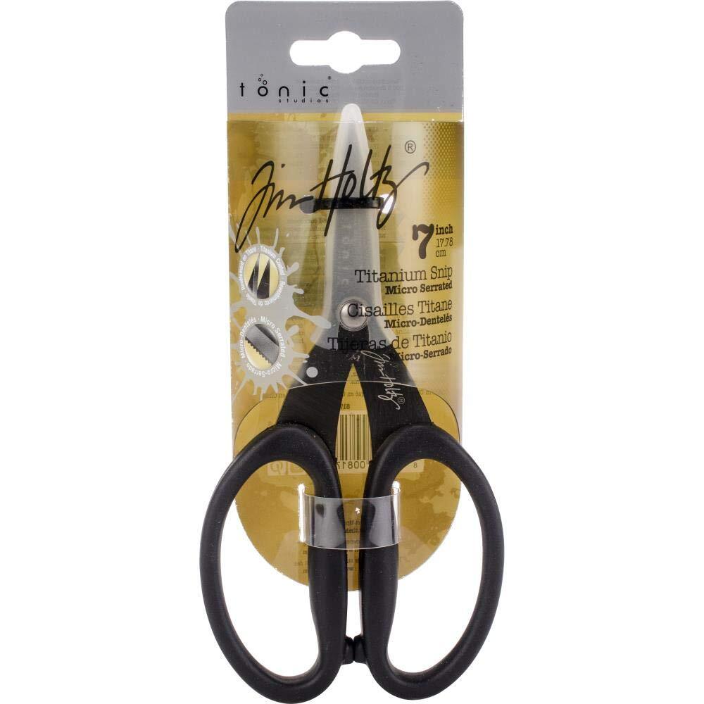 Tim Holtz Scissors & Snips - Kushgrip Non-Stick Serrated Scissors Set - Mini