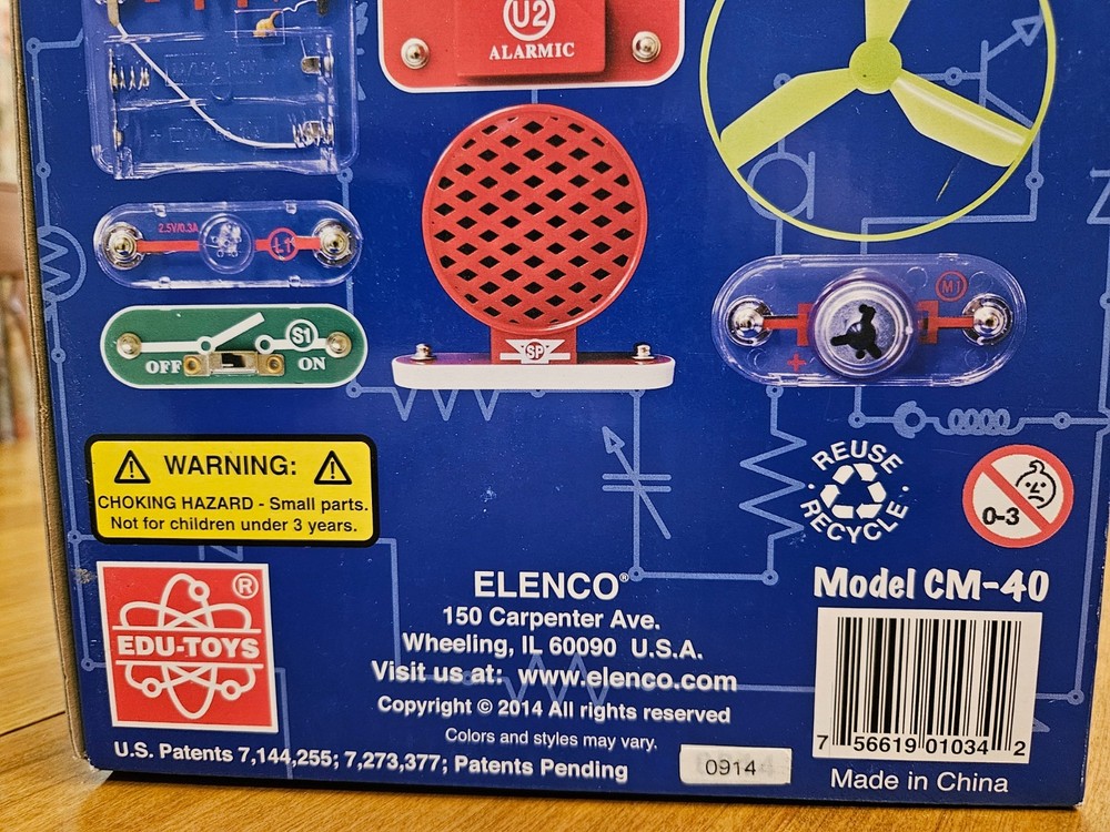 NEW STEM Circuit Maker Skill Builder 40 different projects Basic 40 EDU-Toys