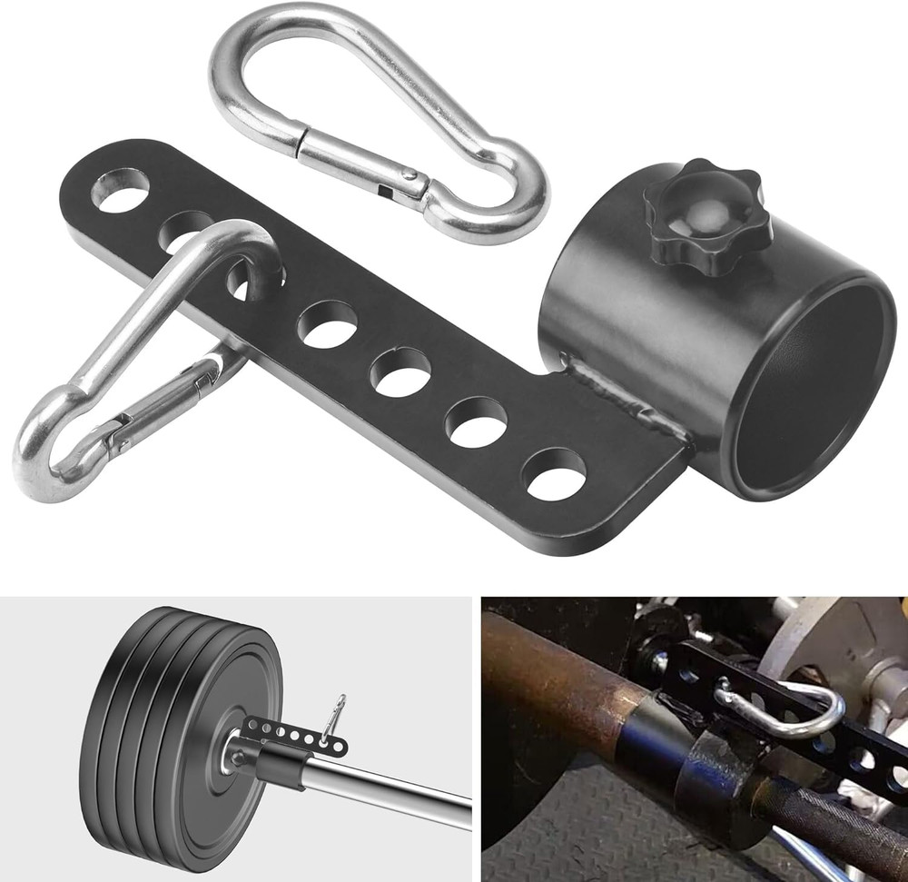 Belt Squat Bar Attachment for 2" Olympic Barbell - 500 lbs Capacity