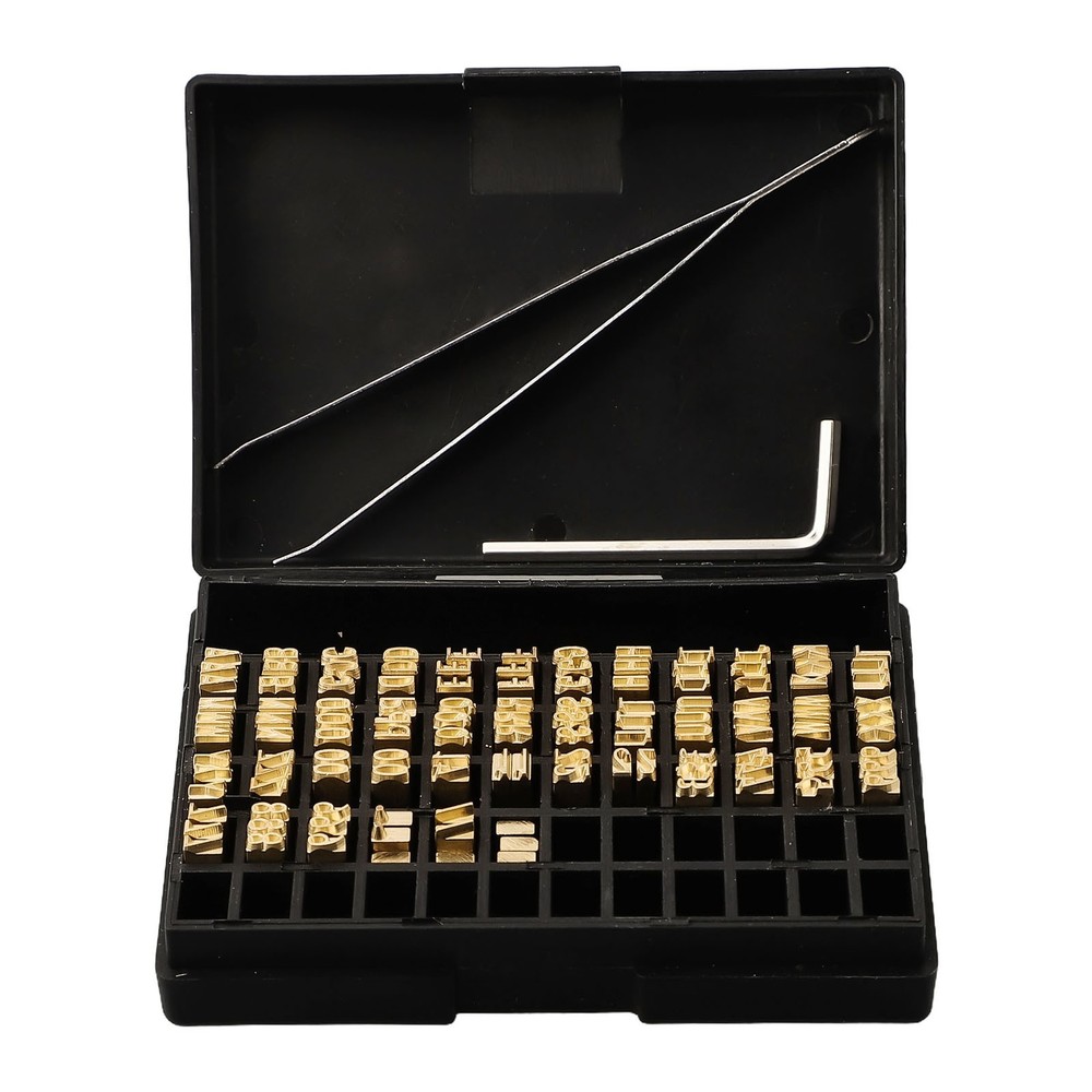 Coding Machine Printing Font Copper Character Printing Accessories Typography