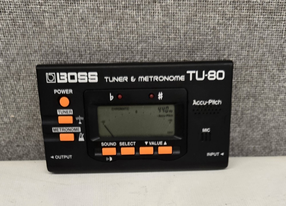 Boss TU -80 Tuner & Metronome Tested