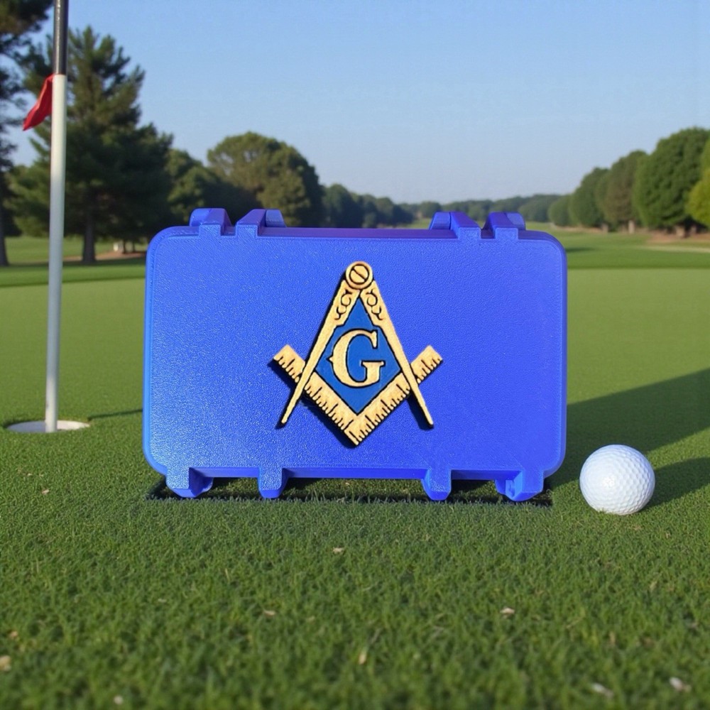Freemason Masonic Logo Golf Ball Holder