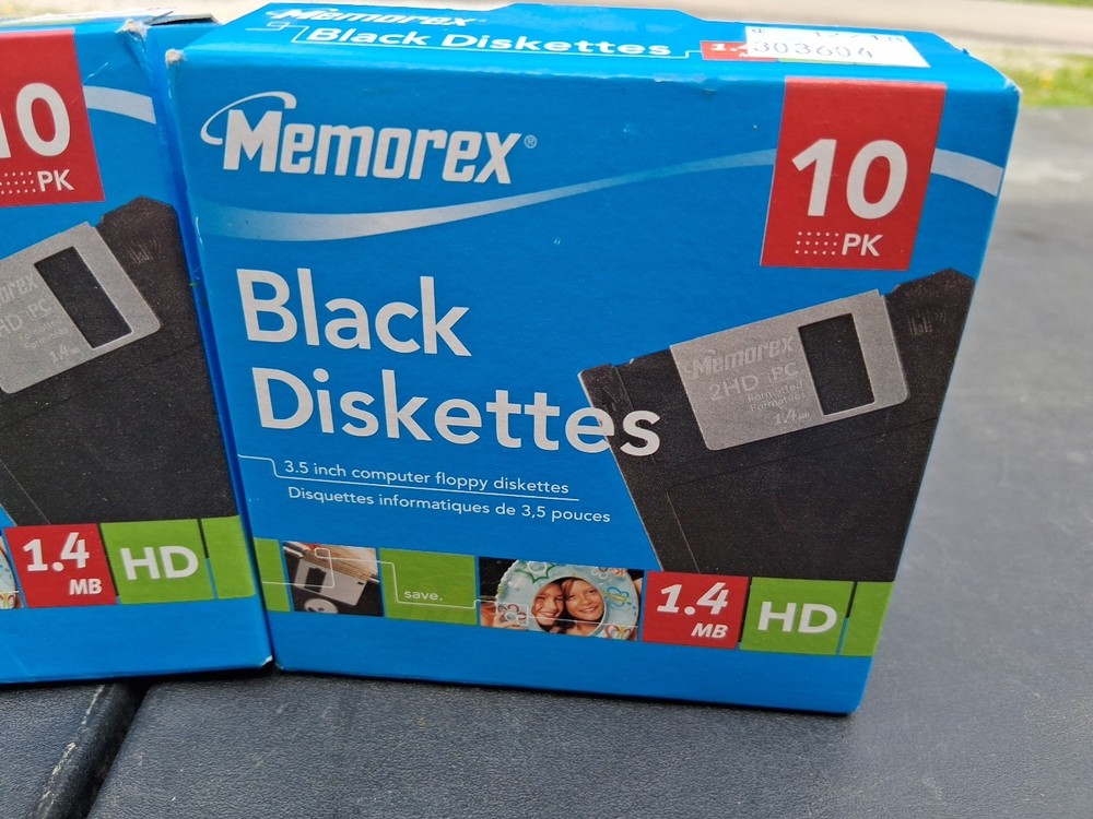 20 Memorex Black Diskettes