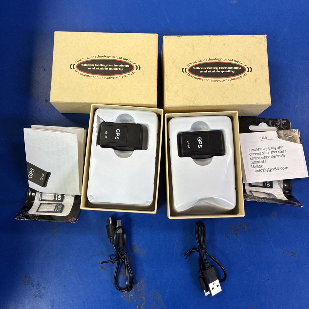 2Pack GPS Tracker GF-07, Silicon Valley Technology Global Real-Time Tracking