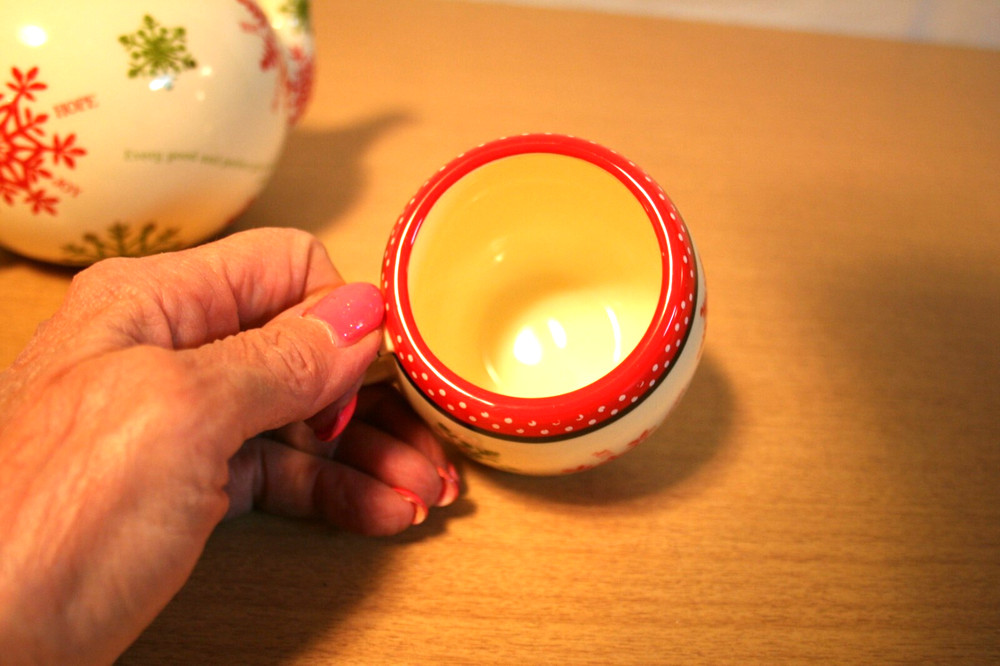 Dayspring Scripture Snowflake Teapot and 1 Cup Mug