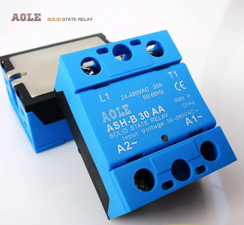 30A European protection integrated single-phase solid state relay ASH-B 30AA
