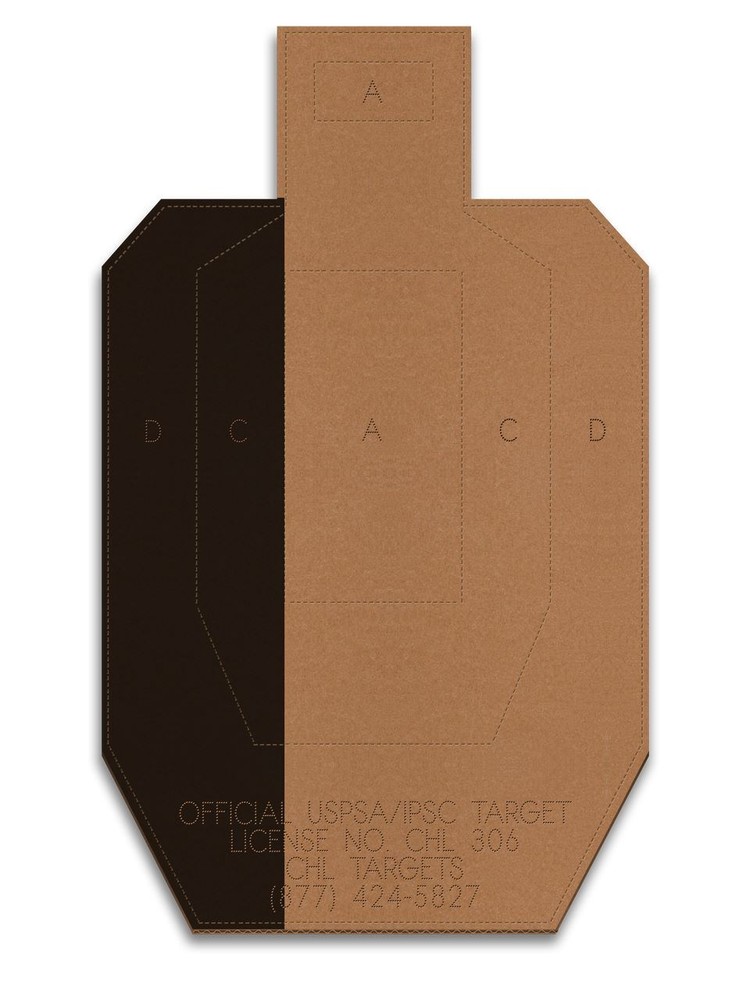 USPSA (Metric) Hardcover Target Sample Pack (100 Target Pack)