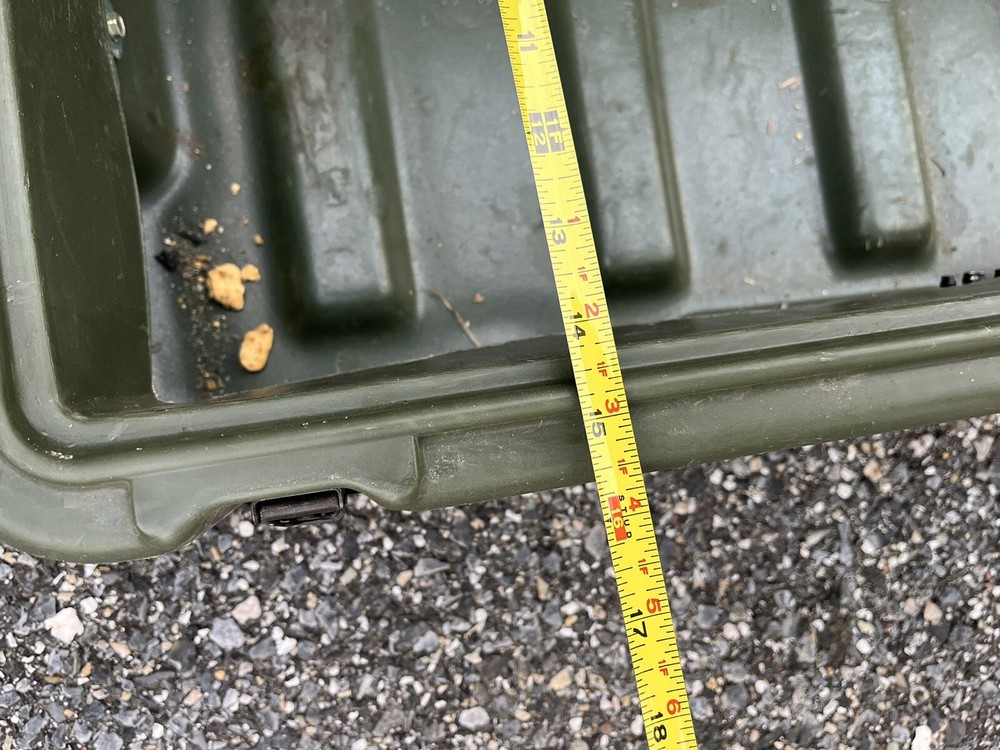 Hardigg OD Green Case with full hinged back (no foam)