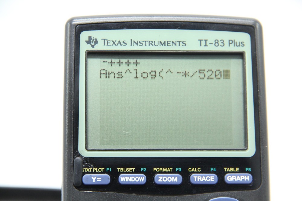 Texas Instruments TI-83 Plus Graphing Calculator Blue - Tested & Working