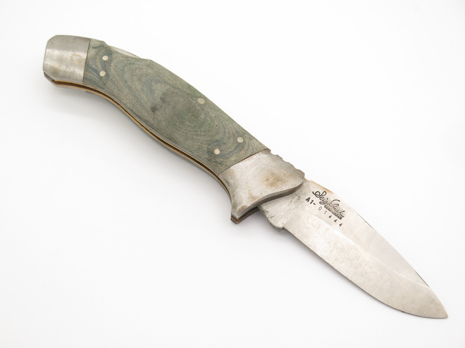 Vtg 1980s Condor 83 Seizo Imai Seki Japan 3.5" Folding Lockback Knife & Sheath