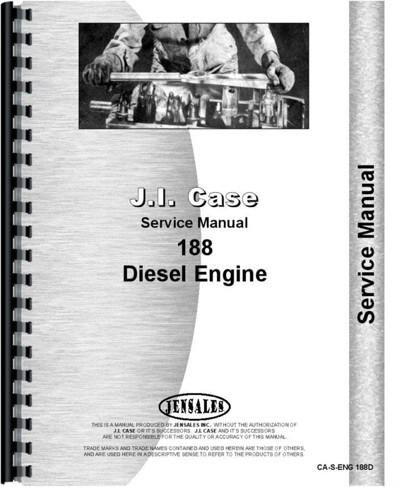 Case 188D Engine Service Repair Manual