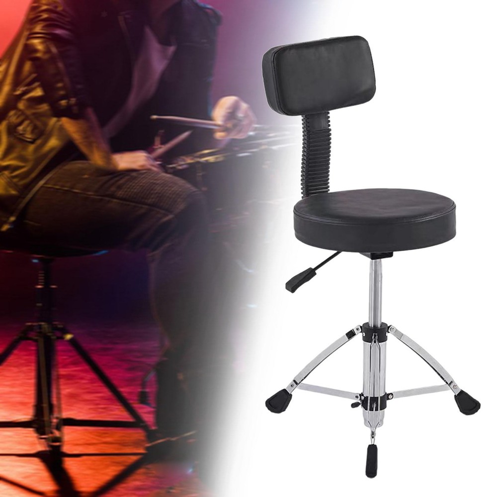 Drum Throne with Backrest Drum Stool Drum Seat