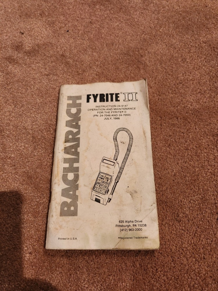 Bacharach Fyrite II