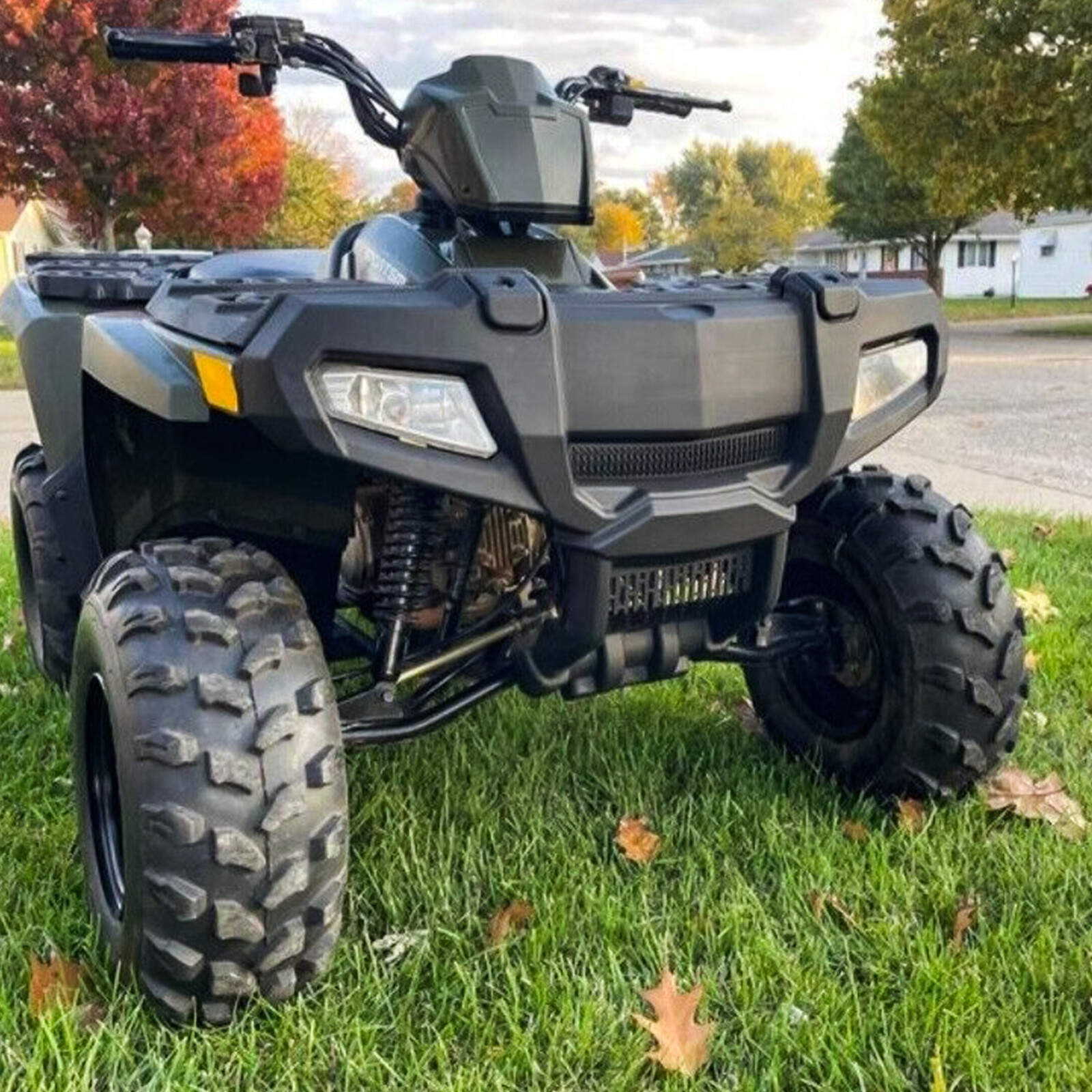 FOR 2007-2022 POLARIS SPORTSMAN 90 110 BLK FRONT BUMPER FACIA GUARD #0453352-070