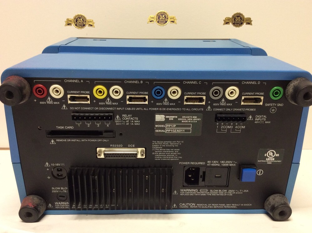 Dranetz BMI Model PP1/P Power Platform Energy Analyzer main PP1 unit only