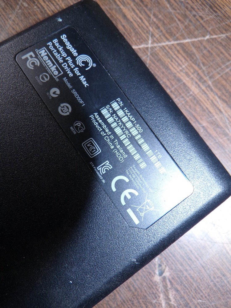 SEAGATE SRD00F1 1TB HARD DRIVE