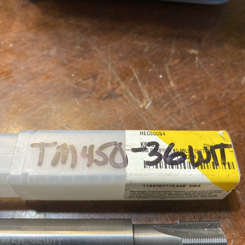 Solid Carbide Thread Mill TM450-36WIT (D6)