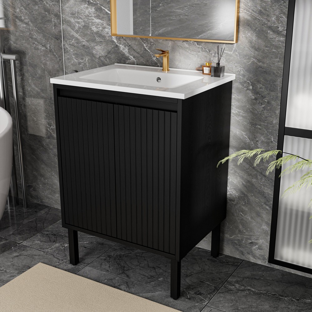 Bathroom Vanity W Sink Floor Standing Structure