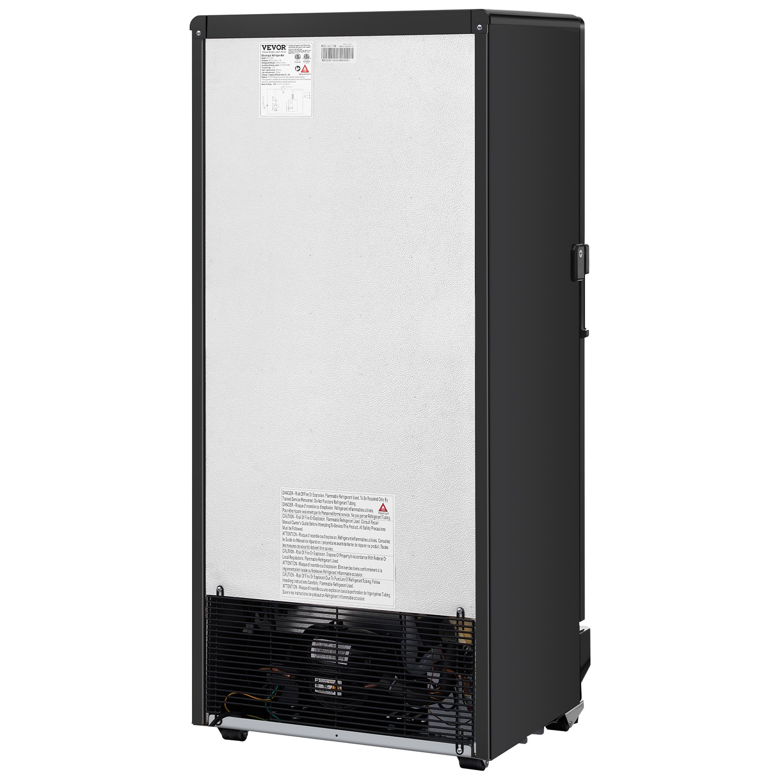 Commercial Merchandiser Refrigerator 5.7 CU.FT Glass Door Beverage Drink Cooler