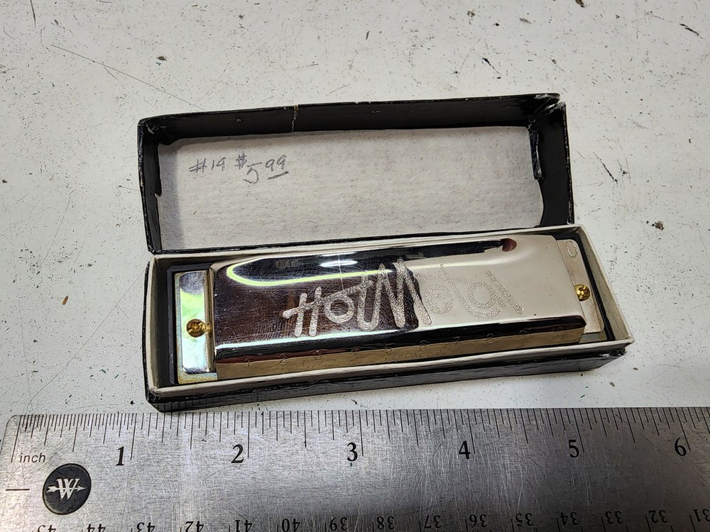 Hohner Hot Metal Harmonica with Case