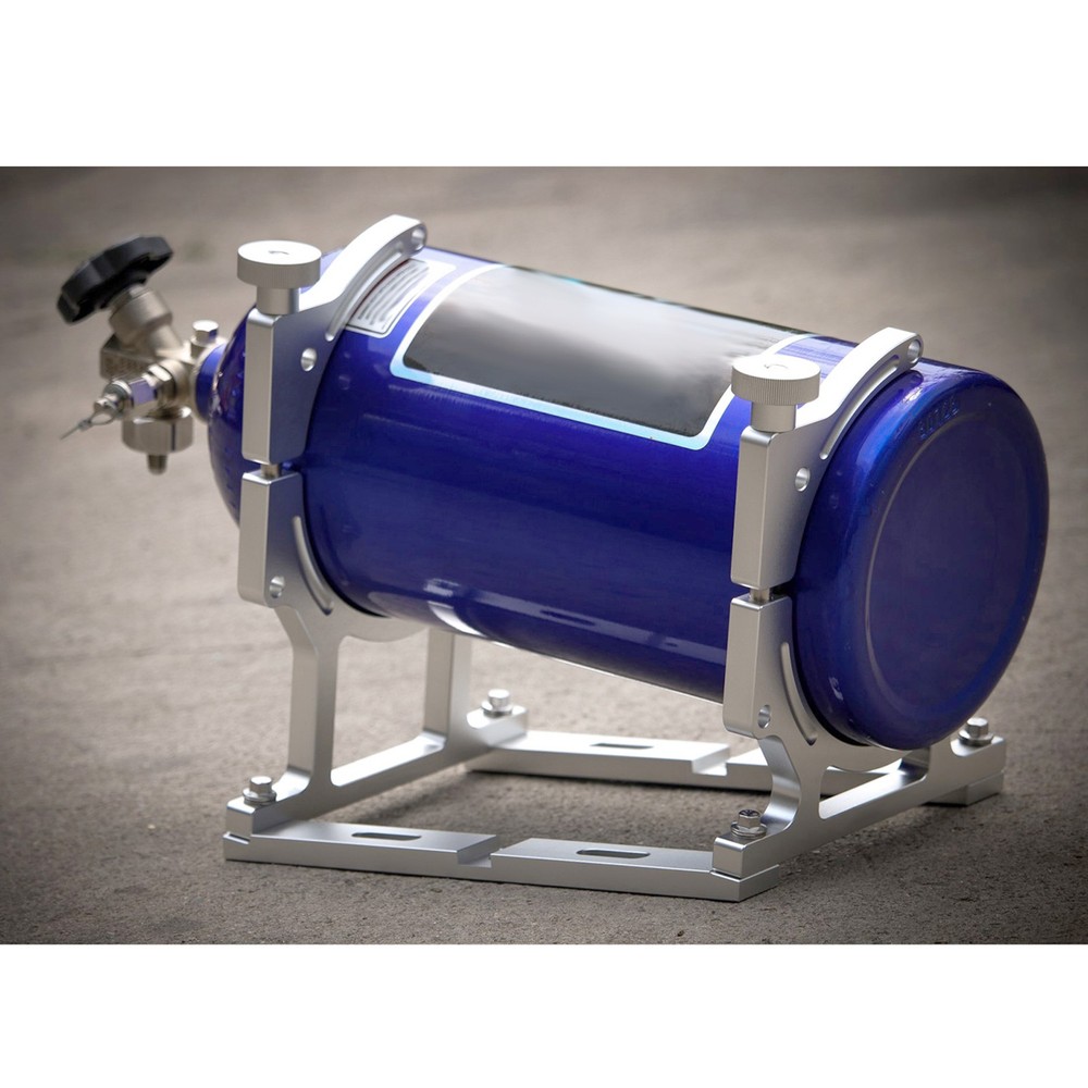 7" Nitrous Oxide Single Bottle Bracket Aluminum Anodized Mount Bracket Kit