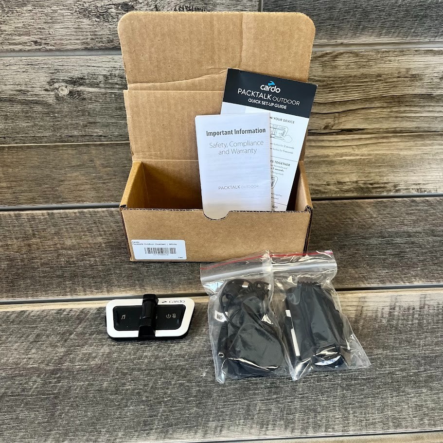 Cardo Packtalk Outdoor Headset - Used