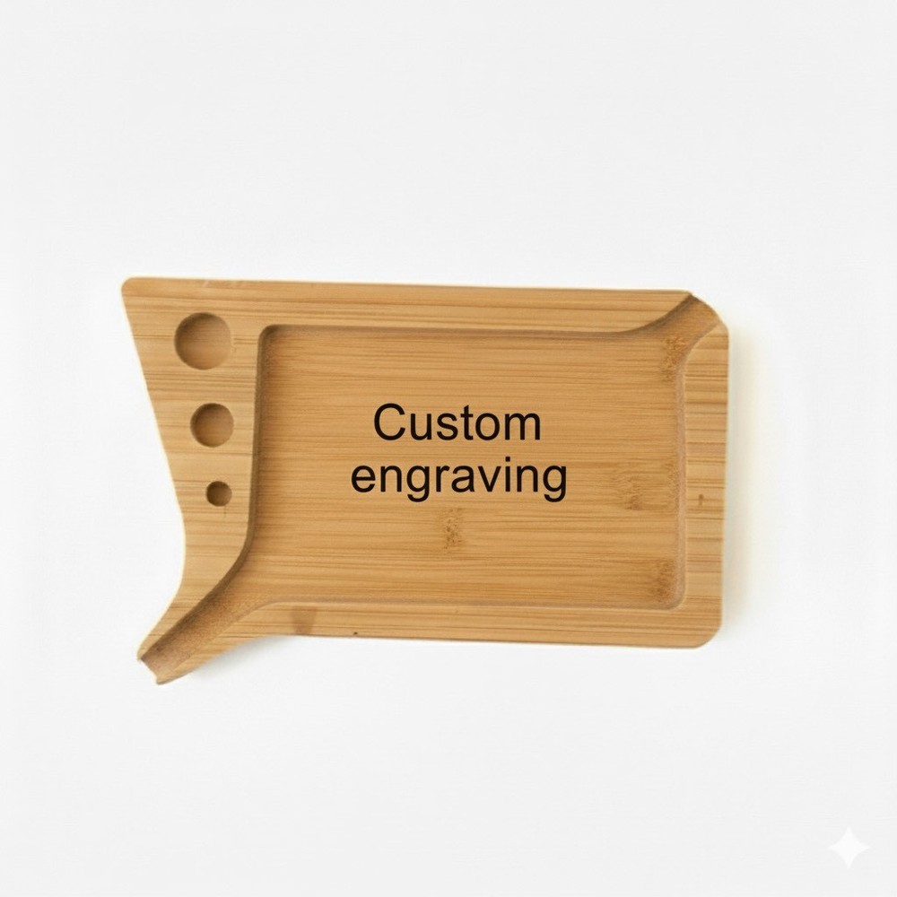 The Bamboo Loader: Multipurpose Rolling Tray with Precision Funnel
