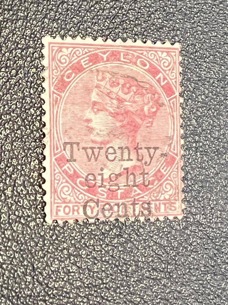 Ceylon stamp 108 used