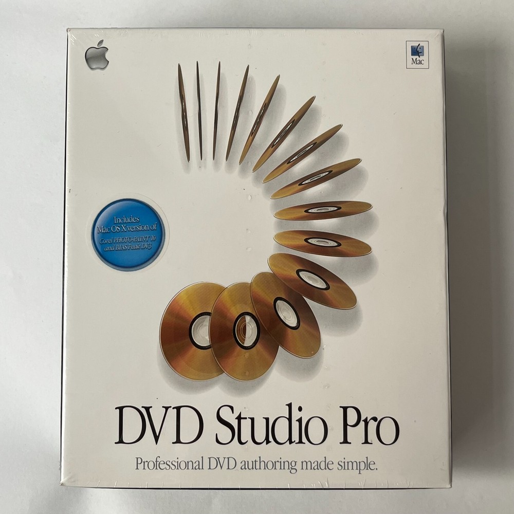 Software Apple DVD Studio Pro 1.5 RTL M8698Z/A © 2002