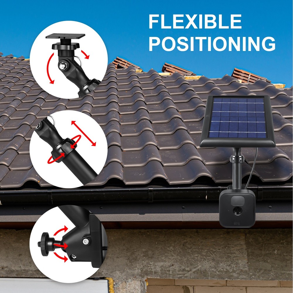 Universal Gutter Mount for Wyze, Blink, Ring, Arlo, Eufy Security Cameras