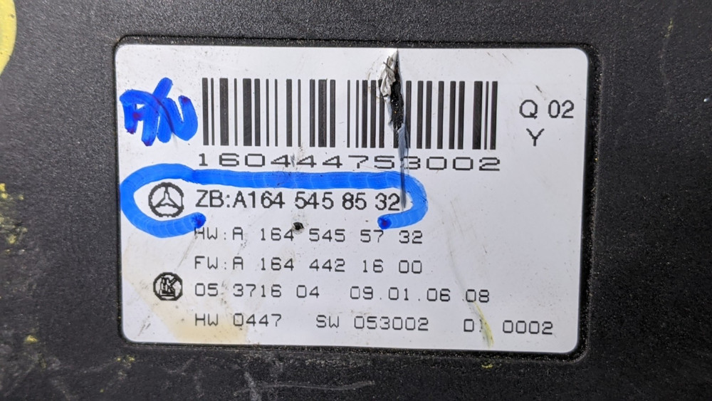 1649004101 Mercedes-Benz Front SAM Signal Acquisition Computer Control Module