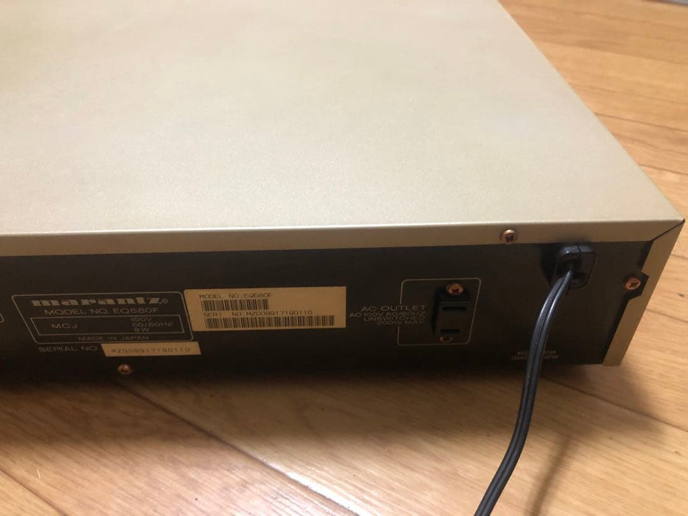 Marantz EQ580F Graphic Equalizer 10Band Spectrum Analyzer Working Confirmed