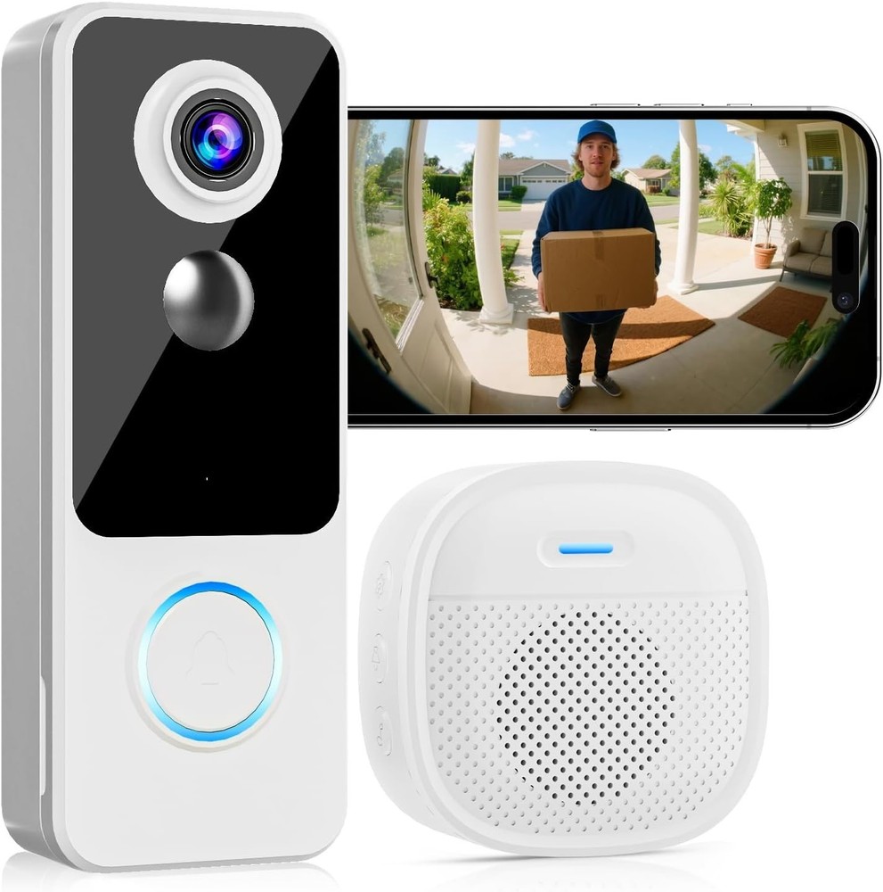 180° Wide View Wireless Doorbell Camera