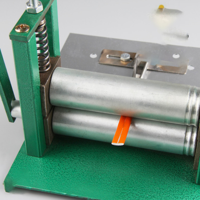Manual Small Leather Drawing Machine Leather Stripper Glue Cylinder Machine